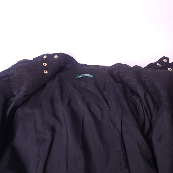 Lauren Ralph Lauren Linen blend Moto Jacket - Picture 7 of 9